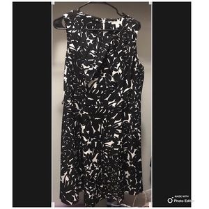 Black and white dress